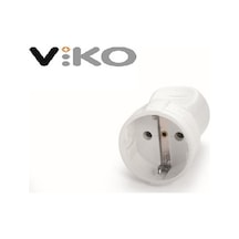 Viko Topraklı Dişi Fiş Priz Beyaz -
