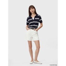 Lcw Jeans Beyaz Yüksek Bel Kadın Jean Şort