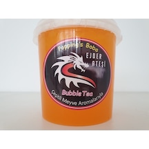 Ejder Ateşi Mango Aromalı Bubble Tea İncileri Popping Boba -Bubble Tea - Tapyoka İncileri 1 KG