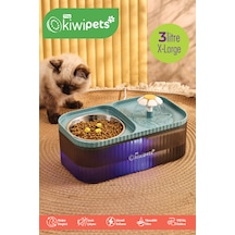 Kiwi Pets Kpf-10548 Mama Kabı Ve Otomatik Evcil Hayvan Su Çeşmesi