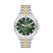 Slazenger Sl.09.2227.2.04 Quartz Çelik Altın/gri Yeşil Kadran 45 Mm Erkek Kol Saati