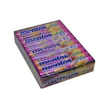 Mentos Çilek , Portakal , Limon Aromalı Çiğnene Draje Şekerleme 37,5 Gr 20 Adet-225