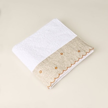 Soft Dezi Yüz Havlusu - Ekru - 50x90 Cm Çok Renkli