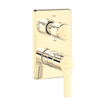 Eca Luna Ankastre Banyo Bataryası 2 Yollu Altın Gold Sıva Üstü 102867206-Kde Altın