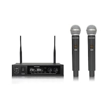 Luxury, Çift El Mikrofonlu Uhf Telsiz Mikrofon