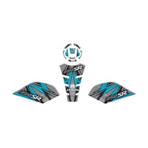 Cf Moto 250 Sr 2020 - 2024 Uyumlu Tank Pad Set 010 Çok Renkli