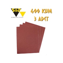 Sia 1913 Su Zımparası 600 Kum - 3 Adet