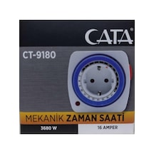 Cata Ct-9180 Zaman Ayarlı Priz Mekanik Ayarlanabilir Zaman Saati