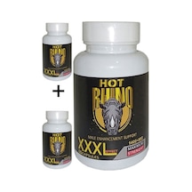 Hotrhino Xxxlcapsules For Men 3 Adet 60 Pcs Erkekler Için Büyütücükapsüller 60 Lı