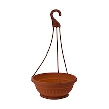 Omnipazar Sy-5745 Kahverengi Askılı Aranjman Saksı Balkon Saksı N