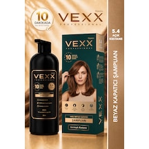 Vexx Professional Beyaz Kapatıcı Pratik Boya Şampuan Açık Kestane 5.4 Amonyaksız Formül 300 Ml.