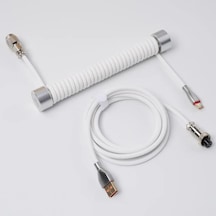 Sarmal Aviator Usb To Type-c Mekanik Klavye Uyumlu Oyuncu Kablosu, 1.85m, Beyaz