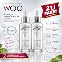 Woo Skin Expert Academy Hyaluronic Advanced Serum C Vitamini & Arbutin Complex X 2 Adet