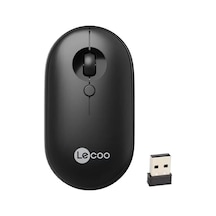 Lecoo Ws212 1600 Dpı 4 Tuşlu Kablosuz  Siyah Optik Mouse -