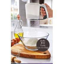 Pratik Çok Amaçlı Un Eleği Plastik Mandallı Un-pudra Şekeri Eleği Diğer