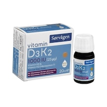 Vitamin D3K2 Damla 20 Ml 1000 Iu