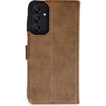 Ilkeshop Newface Samsung Galaxy Uyumlu A15 4g Kılıf Trend S Plus Kapaklı Kılıf - Taba