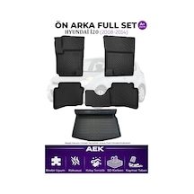 Hyunda İ20 2008-2014 5d Karbon Paspas Takımı +3d Pvc Bagaj Havuzu