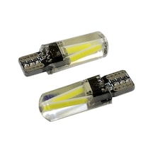 Space Uzun T10 Cob Led Canbus Silikon Ampul 12V Beyaz Laam677