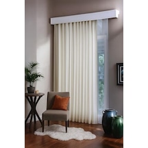 Fabric Saten Ekru Güneşlik Yüksek Kaliteli 150 X 250 50 x 22