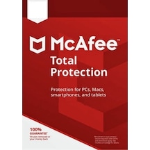 Mcafee Total Protection Güncel Sürüm Çoklu Cihaz Seçimi İle