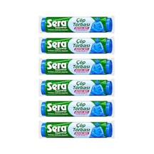 Sera Çöp Torbası Büyük Boy 10 Lu 65x80 Cm X 6 Adet