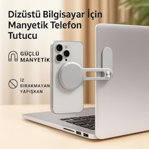 Yapışkanlı Magsafe Uyumlu Laptop Telefon Tutucu Araç Ekran Arkası Telefon Tutucu Monitör Tutucu 2 Mixed