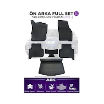 Volkswagen Tiguan 2023+ 5d Karbon Paspas Takımı +3d Pvc Bagaj Hav