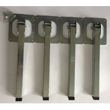 Filoyapımalzemeleri Metal Katlanabilir Sofra Masa Ayağı 30 Cm ( 4 Adet ) + Vidaları