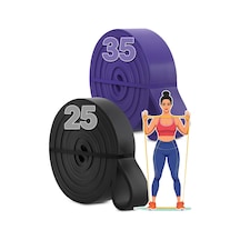 5/15/25/35/45 Kg Barfiks Lastiği Gym Resistance Band Antrenman Kas Geliştirme Bandı Çok Renkli