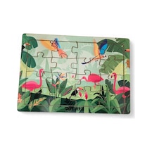 Flamingolar 16 Parça Eğitici Ve Öğretici Ahşap Çocuk Puzzle & Yapboz Bebek Çocuk Oyuncak