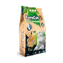 Eurodog&Eurocat Hızlı Topaklaşan Doğal Kedi Kumu 10 L