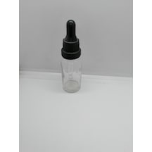 10 Ml Şeffaf Cam Şişe Damlalıklı 24 Adet Diğer