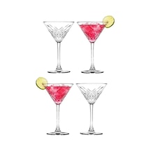 Paşabahçe timeless martini ayaklı kadeh bardak- sunum bardağı 4 l