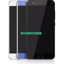 Xiaomi Mi 6 Lcd Ekran Dokunmatik Çıtalı Çıkma-Mavi Ekran Gold Çıta