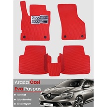 Renault Megane 4 Hatchback 2016-2025 Uyumlu Eva Paspas Tam Set Araca Özel Tasarım,kolay Montaj 172