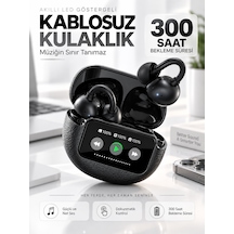 Ipx4 Su Geçirmez Ows Açık Kulak Kablosuz Kulaklık Bluetooth 6.0 Akıllı Led 300 Saat Bekleme Süresi
