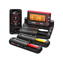Thermopro Tp980 Tempspike Pro Wi-fi Ve Mobil Uygulama Destekli, Sınırsız Menzilli 4 Problu Dokunmatik Akıllı Barbek Diğer