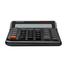 Casio De-12e-bk Siyah 12 Hane Masa Üstü Ergonomik Tuşlu Hesap Makinesi Beyaz - Siyah