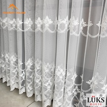 Lüks Grek Etek 7 Tül Perde Yüksek Kalite - Modern House