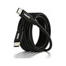 Philips Dlc7060c 240w Type-c To Type-c Örgü Şarj Kablosu 2m
