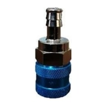 BİLYELİ MAVİ-BEYAZ HAVA STOPER GÖVDE 6 mm HORTUM UÇLU