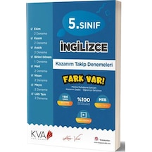 5. Sınıf İngilizce Kazanım Takip Denemeleri -  KVA Yayınları