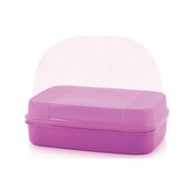 Şeker Kutu Geniş 2l Dut Kurabiye Kabı Pembe