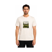 Mavi M0613517-70057 Mavi Baskılı T-shirt Erkek Tişort Beyaz