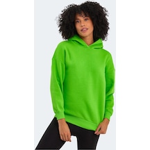 Slazenger KAVEH IN  Oversize Kadın Sweatshirt Nane