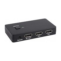 Büro Ev Ofis Cihazları İçin 2port 2usb 2dp Kvm Consol Switch