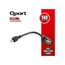 Qport Q-otg1 15cm Otg Micro Usb Çevirici-188047