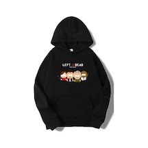 Brz Collection Unisex Oversize South Park Left 4 Dead Hoodie Siyah