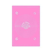 Pembe 1 Sınıf Kaliteli Silikon Hamur Açma Matı Büyük Boy Ölçülü 45 Cm X 65